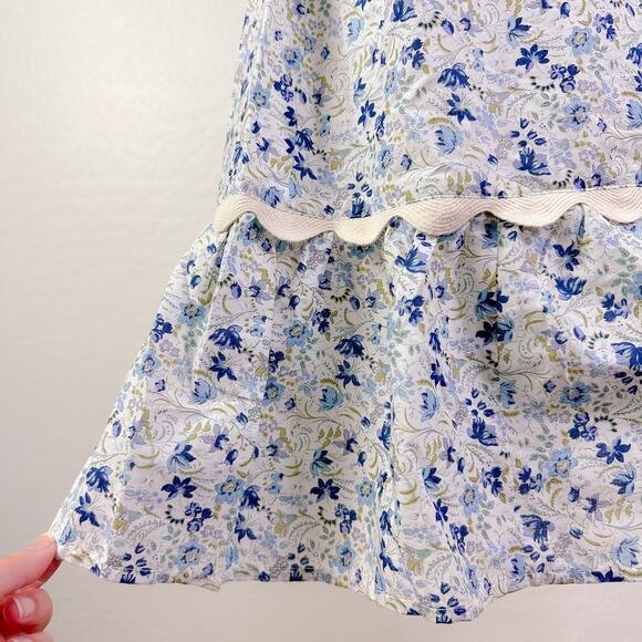 Johnny Was Camille Puff Sleeve Square Smocked Floral Cottagecore Midi Dress NWT - Picture 8 of 13
